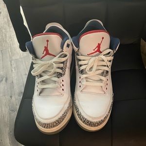 COPY - Retro True Blue Jordan 3 size 14